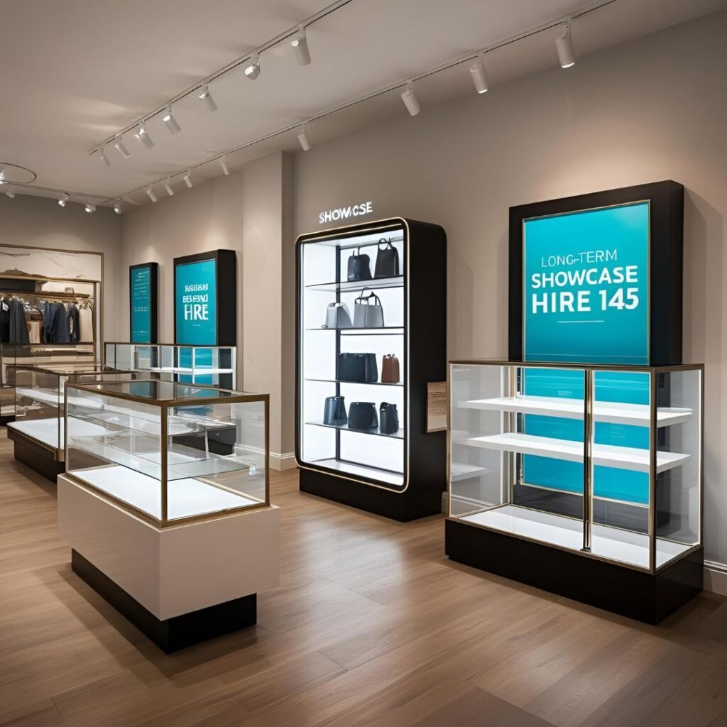 long-term display showcase hire